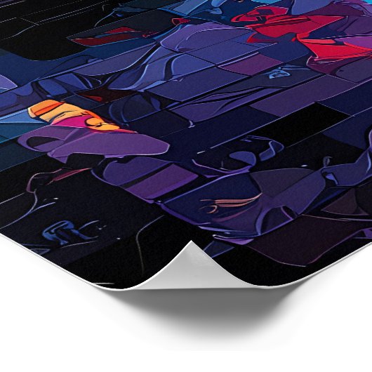 Berlijnse stad Skyline Poster – Dynamische Duitse  (Hoek)