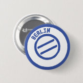 berlijnse stempel ronde button 5,7 cm (Voorkant /achterkant)