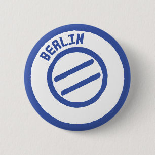 berlijnse stempel ronde button 5,7 cm
