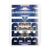 Berlijnse tekst souvenir magneet (Verticaal)
