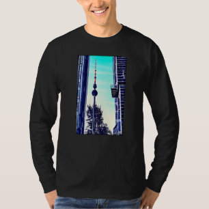Berlijnse televisietoren Berlijnse stadsstraat zic T-shirt