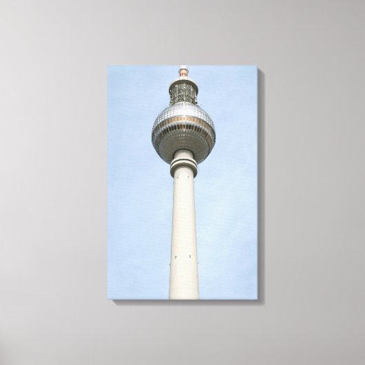 Berlijnse televisietoren canvas afdruk (Voorkant)