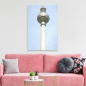 Berlijnse televisietoren canvas afdruk (Insitu (Woonkamer))