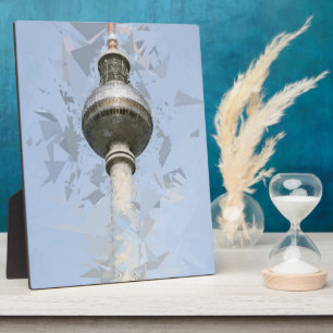 Berlijnse TV-toren Abstract Duitsland Reis Kunst Fotoplaat
