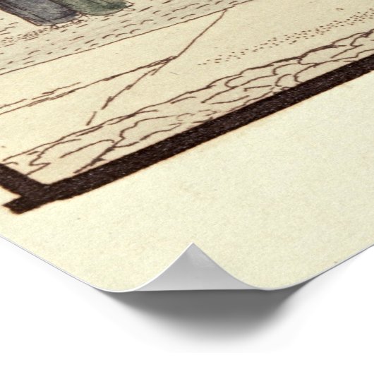 Berlijnse Universiteit, Berlijn Poster (Hoek)