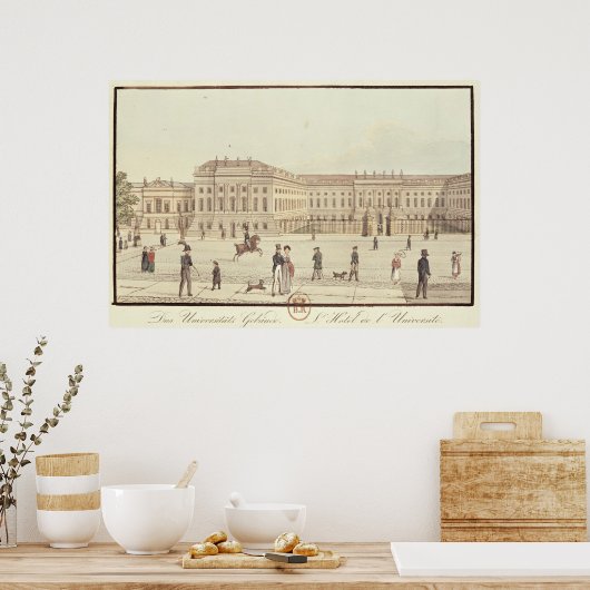 Berlijnse Universiteit, Berlijn Poster (Keuken)