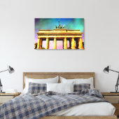 Berlijnse versie van het schilderen van de Branden Canvas Afdruk (Insitu (Slaapkamer))