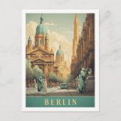Berlijnse Vintage Beroemde Reisplaats Briefkaart (Voorkant)