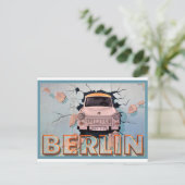 Berlijnse Wall Street Art Collectie - 5 van 7 Briefkaart (Staand voorkant)