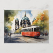 Berlijnse waterverf kunst briefkaart (Voorkant)