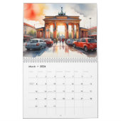Berlijnse waterverf kunst kalender (Mar 2026)