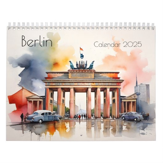 Berlijnse waterverf kunst kalender (Hoes)