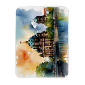 Berlijnse waterverf kunst magneet (Verticaal)