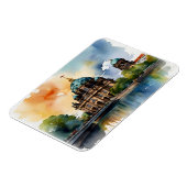 Berlijnse waterverf kunst magneet (Linkerzijde)