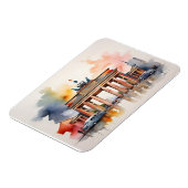 Berlijnse waterverf kunst magneet (Linkerzijde)