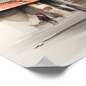 Berlijnse waterverf kunst poster (Hoek)