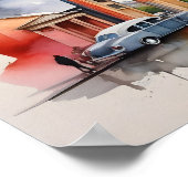 Berlijnse waterverf kunst poster (Hoek)