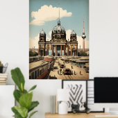 Berlijnse wijnposter poster (Thuiskantoor)