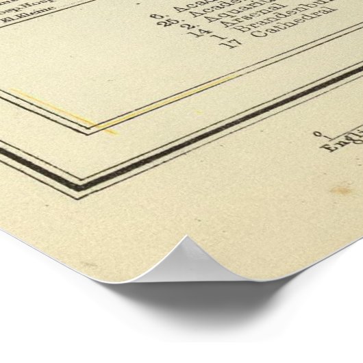 Berlin 1883 Historic Map – Letts Popular Atlas Map Poster (Hoek)