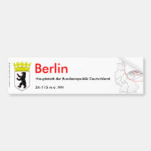 Berlin 1 bumpersticker (Voorkant)