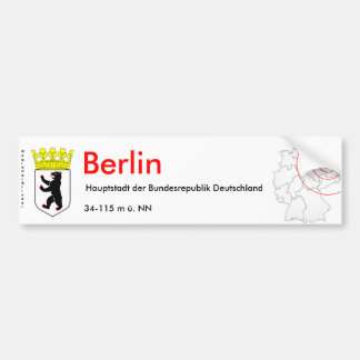 Berlin 1 bumpersticker