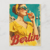 Berlin 50s retro briefkaart (Voorkant)