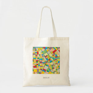 Berlin Abstract Canvas tas, Berlin Bag Tote Bag