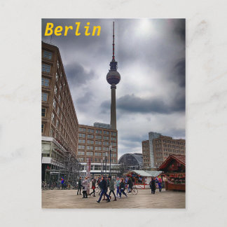 Berlin Alexanderplatz Fernsehturm Briefkaart