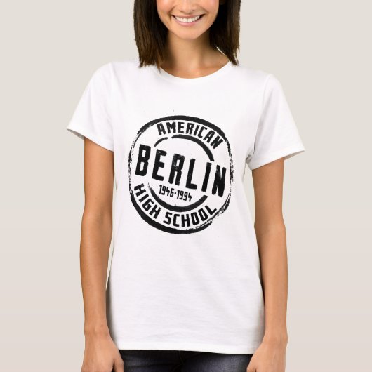Berlin American High School Stamp A004 T-shirt (Voorkant)