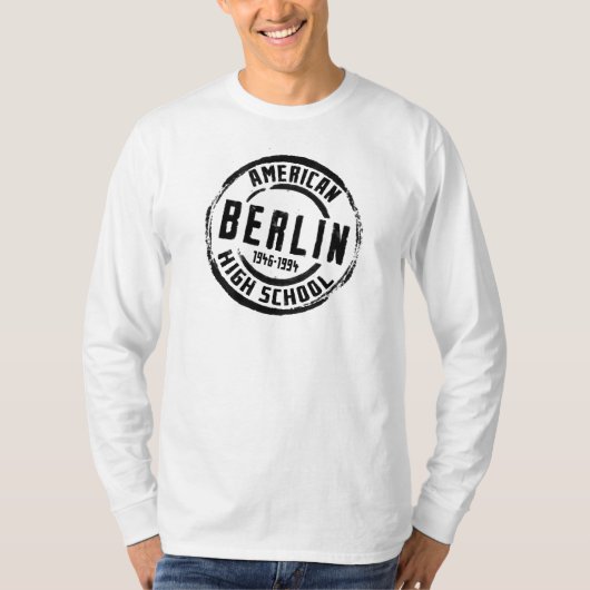 Berlin American High School Stamp A004 T-shirt (Voorkant)