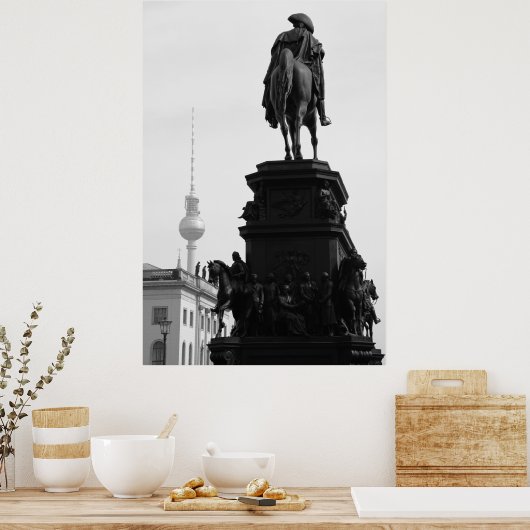 Berlin Berliner Fernsehturm Poster (Keuken)