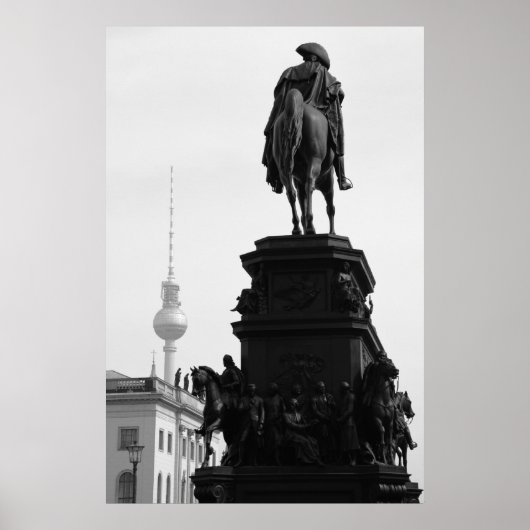 Berlin Berliner Fernsehturm Poster (Voorkant)