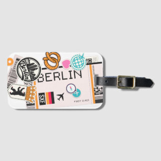 BERLIN BOARDING PASSES PHONE BAGAGELABEL