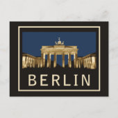 Berlin Brandenburg Gate Briefkaart (Voorkant)