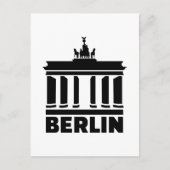 Berlin Brandenburg gate Briefkaart (Voorkant)