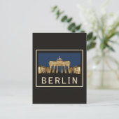 Berlin Brandenburg Gate Briefkaart (Staand voorkant)