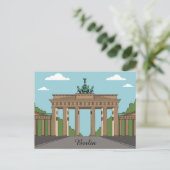 Berlin Brandenburg Gate – Classic City Landmark Briefkaart (Staand voorkant)
