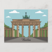 Berlin Brandenburg Gate – Classic City Landmark Briefkaart (Voorkant)