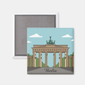 Berlin Brandenburg Gate – Classic City Landmark Magneet (Voorkant / Achterkant)