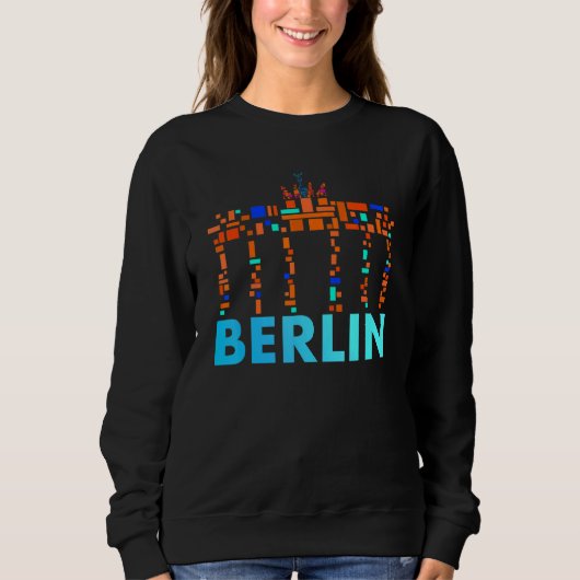 Berlin Brandenburg Gate I Love Berlin Trui (Voorkant)