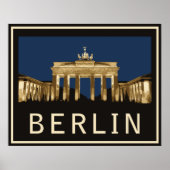 Berlin Brandenburg Gate Poster (Voorkant)