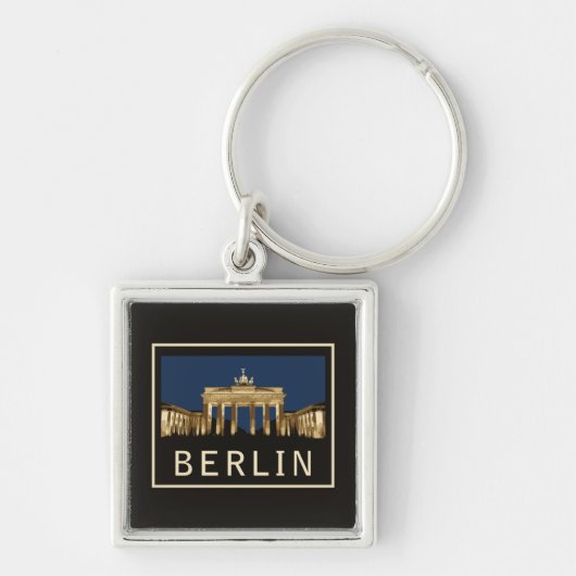 Berlin Brandenburg Gate Sleutelhanger (Voorkant)