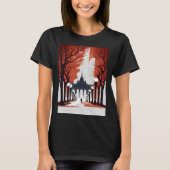 Berlin Brandenburg Minimalist Gate T-shirt (Voorkant)