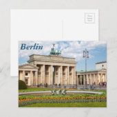 Berlin Brandenburger Tor Briefkaart (Voorkant / Achterkant)