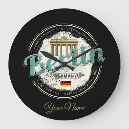 Berlin Capital  City Germany souvenir Grote Klok (Voorkant)