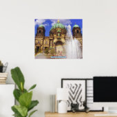 Berlin Cathedral Dom, Duitsland Poster (Thuiskantoor)