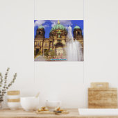 Berlin Cathedral Dom, Duitsland Poster (Keuken)