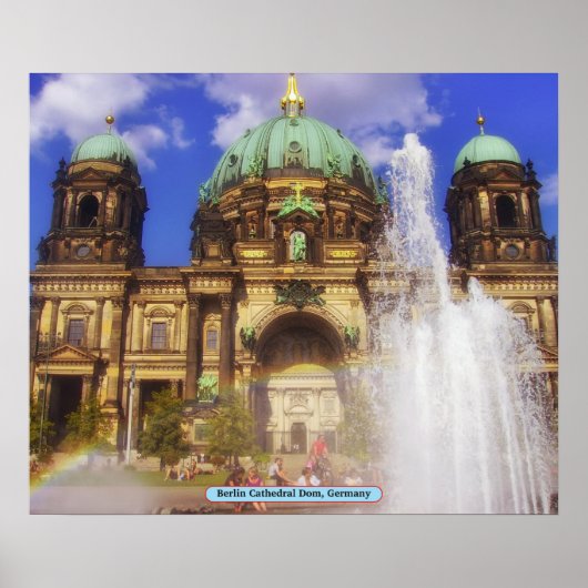 Berlin Cathedral Dom, Duitsland Poster (Voorkant)