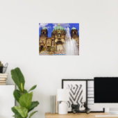 Berlin Cathedral Dom, Duitsland Poster (Thuiskantoor)