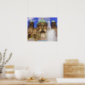Berlin Cathedral Dom, Duitsland Poster (Keuken)